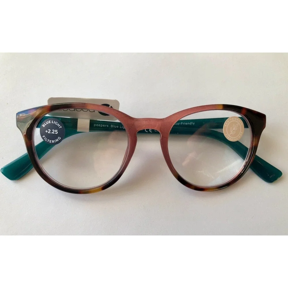 New‎ Ember Multicolor Peepers Reading Glasses +2.25